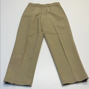 LANDS END Womens 6 Regular Khaki Ankle Pants